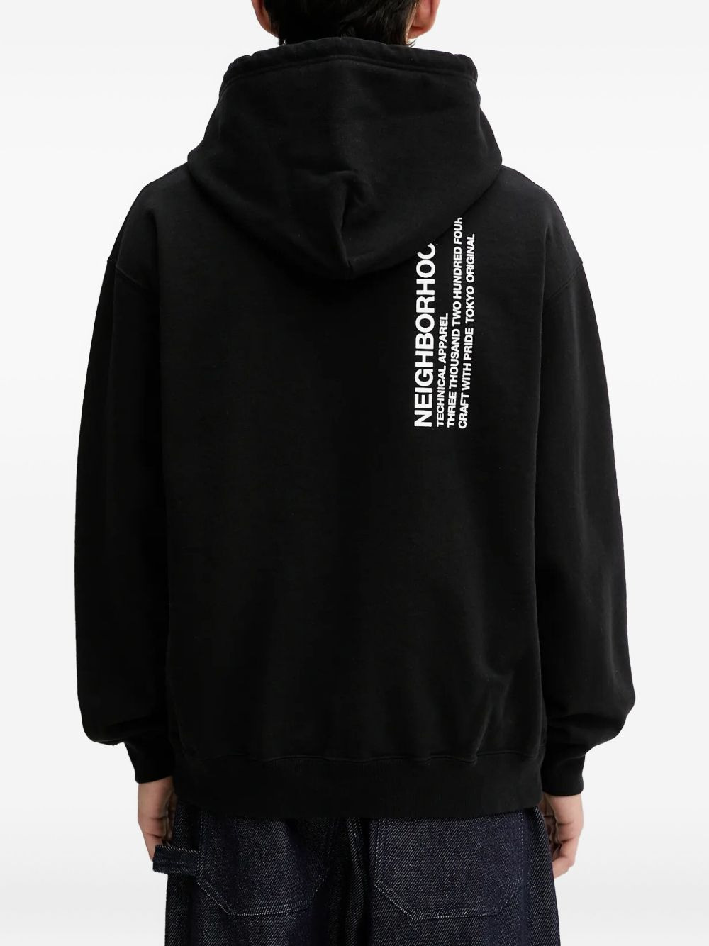 zip-front logo-print hoodie - 4