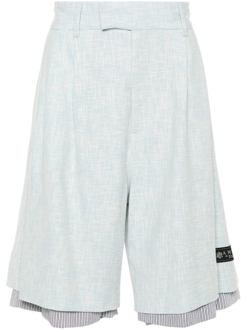 layered bermuda shorts 1