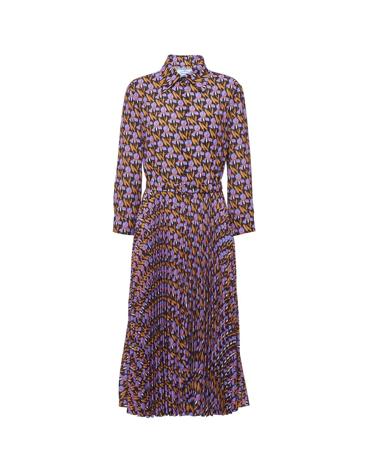 Light printed sablé dress - 1