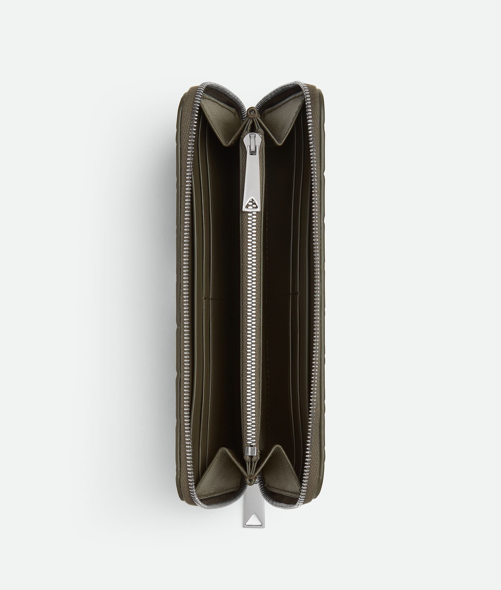 Intrecciato Stamp Zip Around Wallet - 2