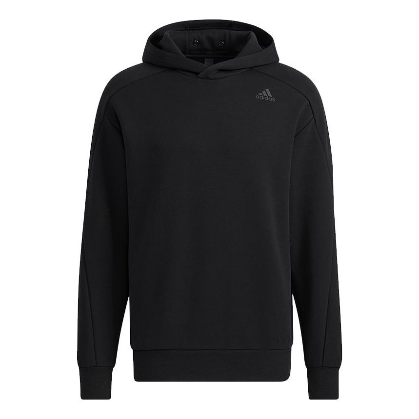 Men's adidas Th Mask Hoody Solid Color Pullover Black H39211 - 1