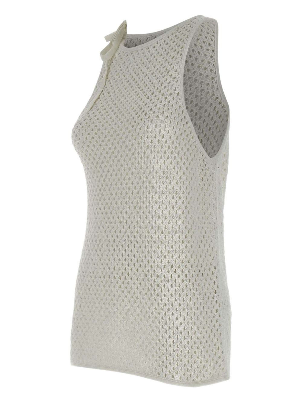 Fishnet tank top - 3