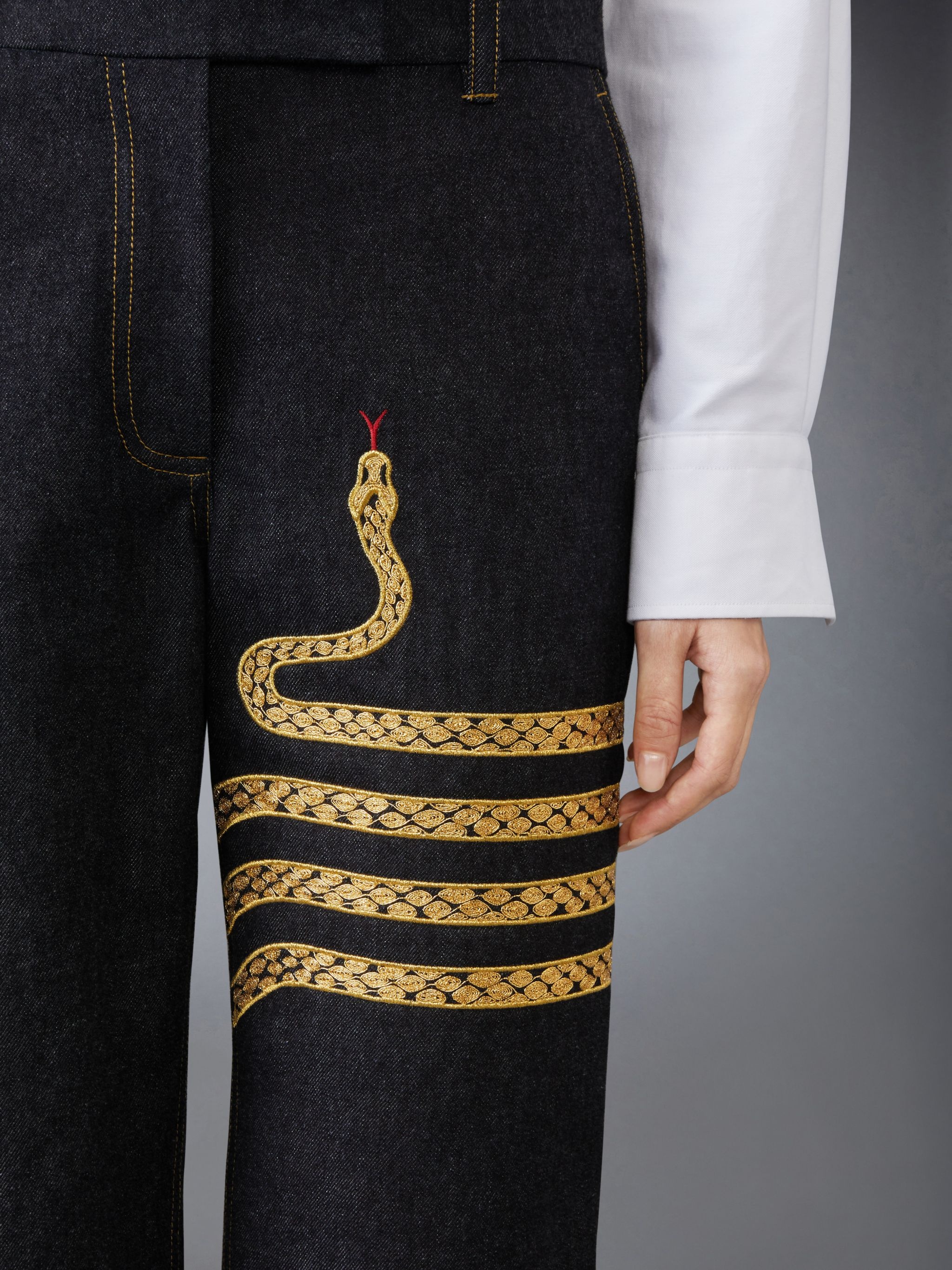 LUNAR NEW YEAR DENIM TROUSER - 5