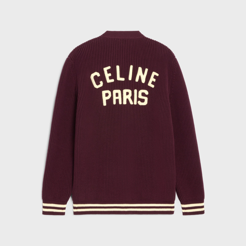 CELINE celine college cardigan in cotton outlook