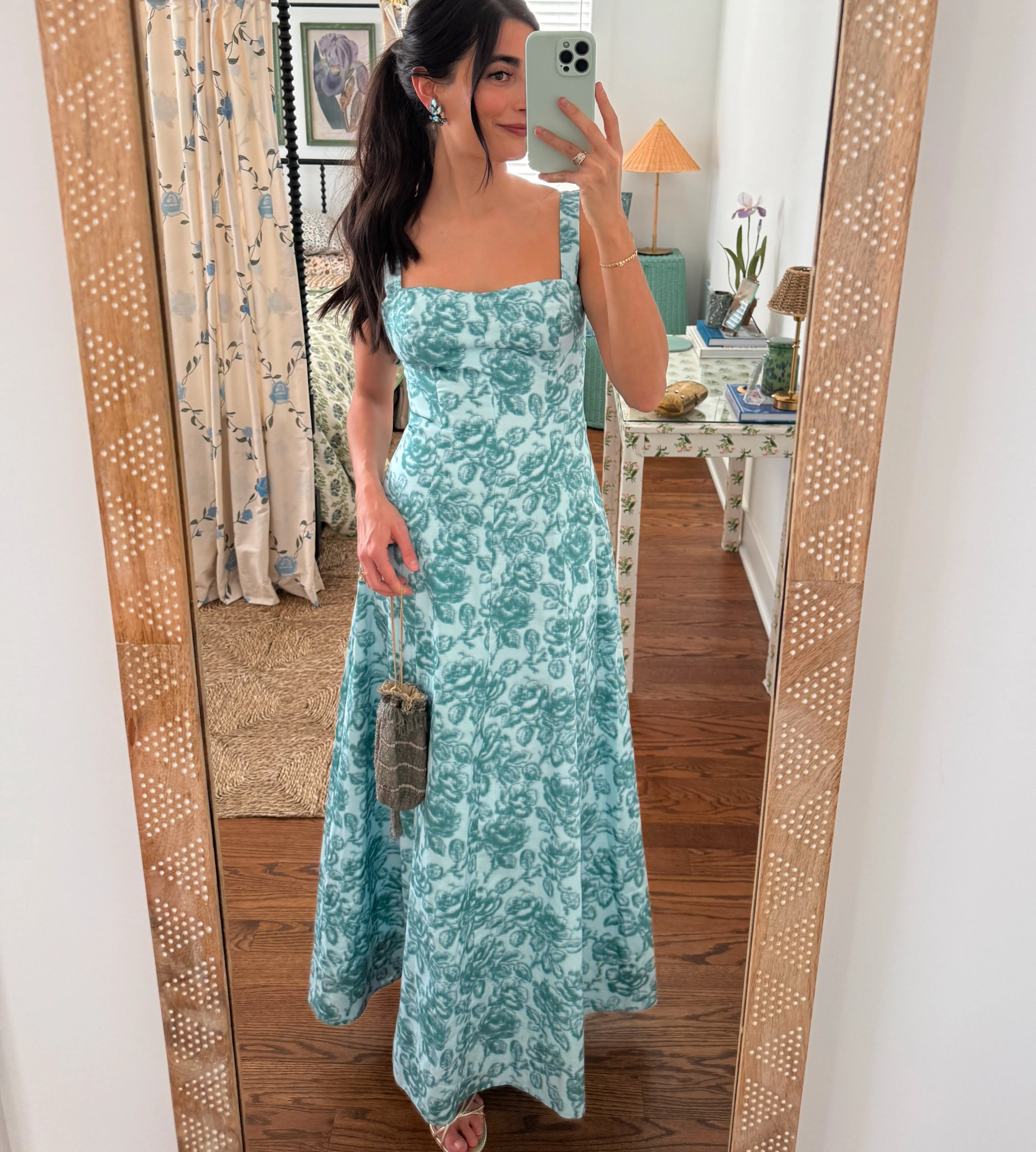 The Briony Dress - Ikat Garden Rose - 1