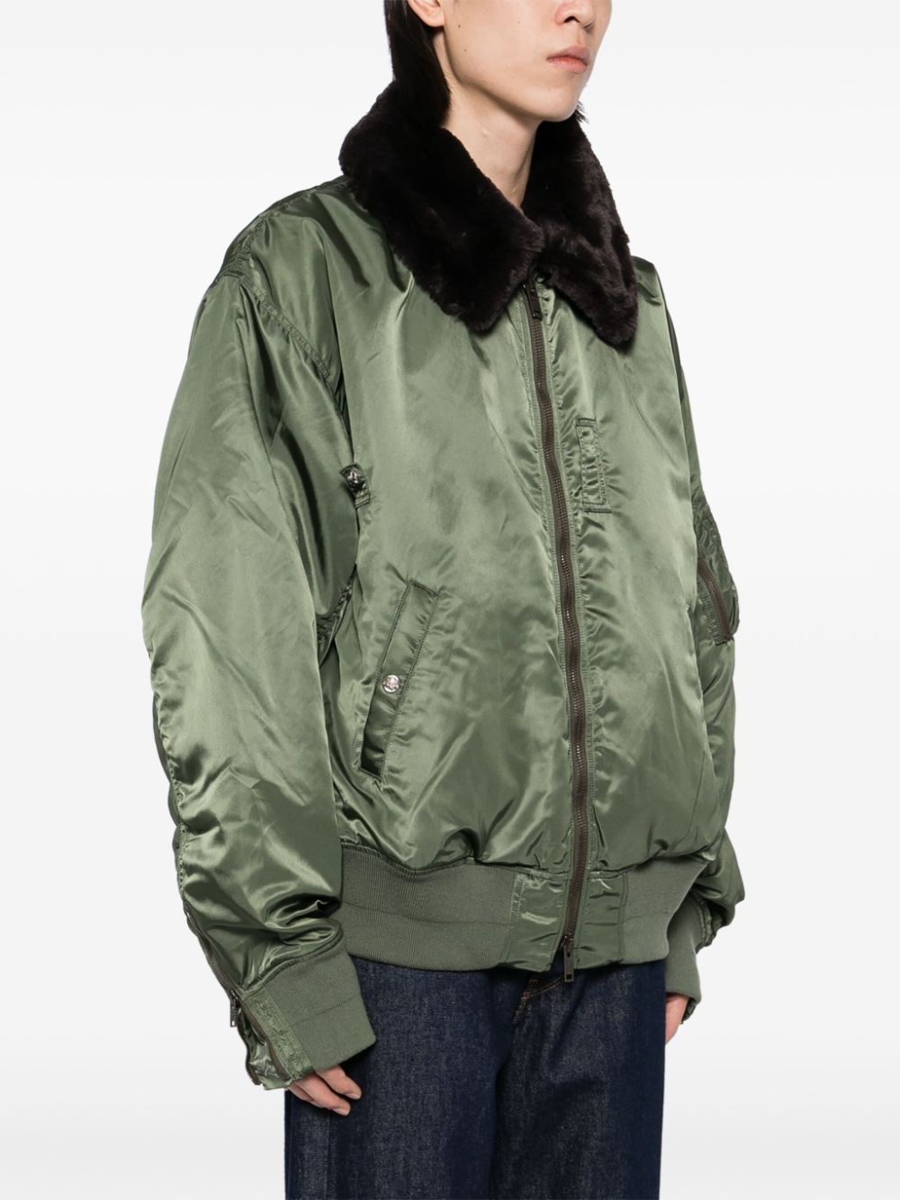 zip-up bomber jacket - 3