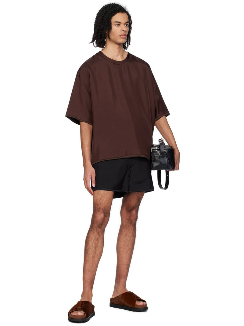 Jil Sander Brown Velcro Sandals outlook