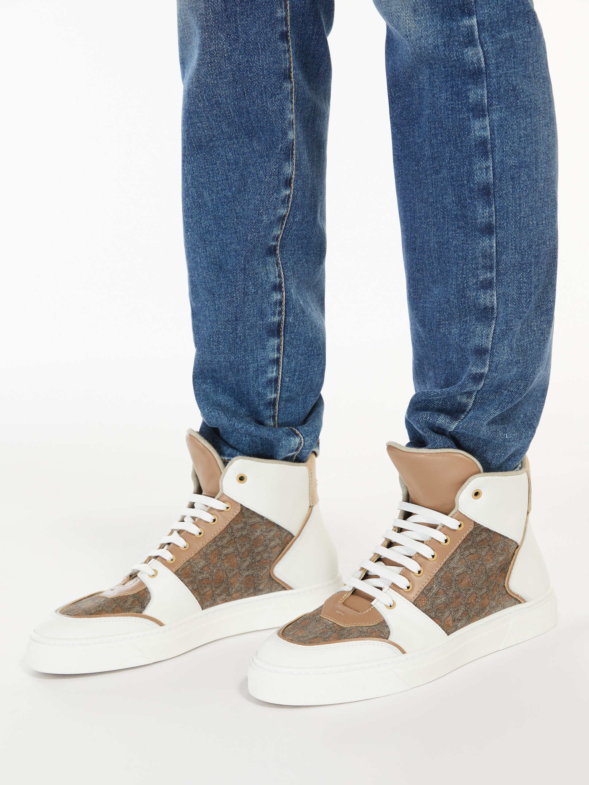 KATRINE Split-leather and leather sneakers - 7