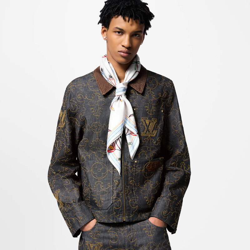 Dakota Flower Silk Square 5