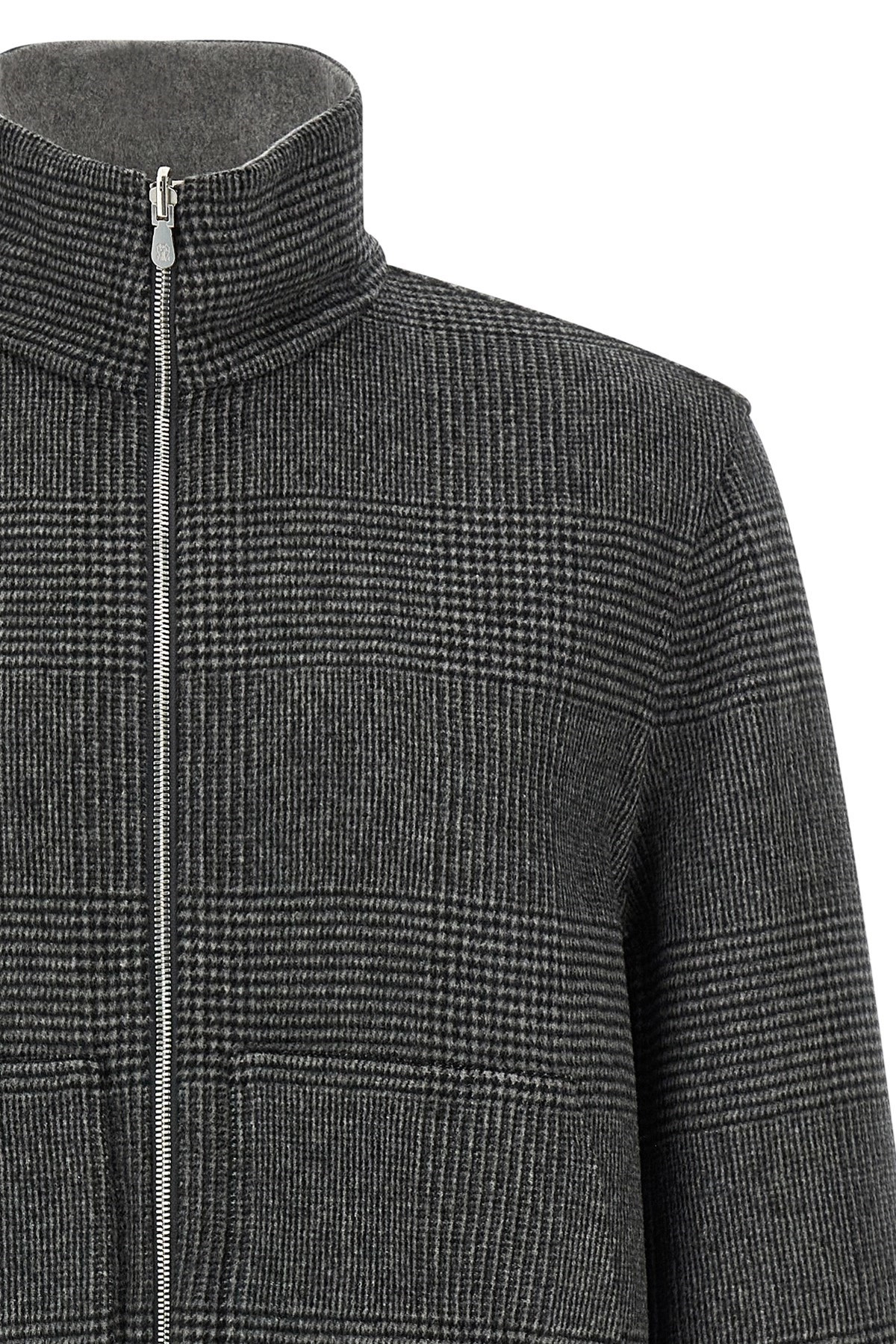 Cashmere reversible bomber jacket - 4