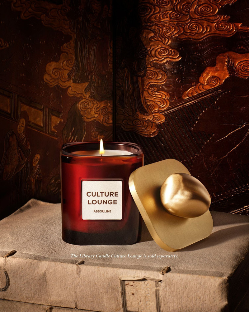 ASSOULINE Library Pebble Candle Lid outlook