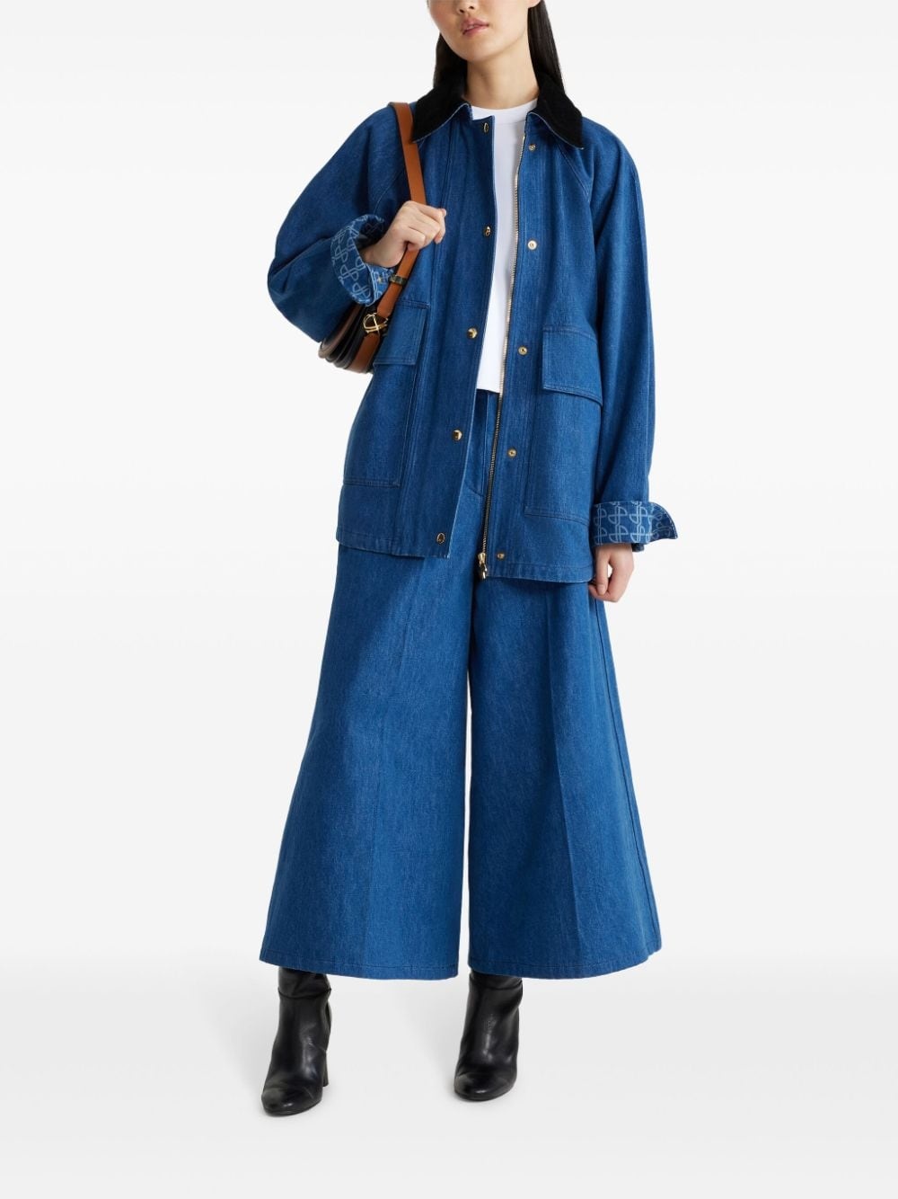 organic denim parka - 2