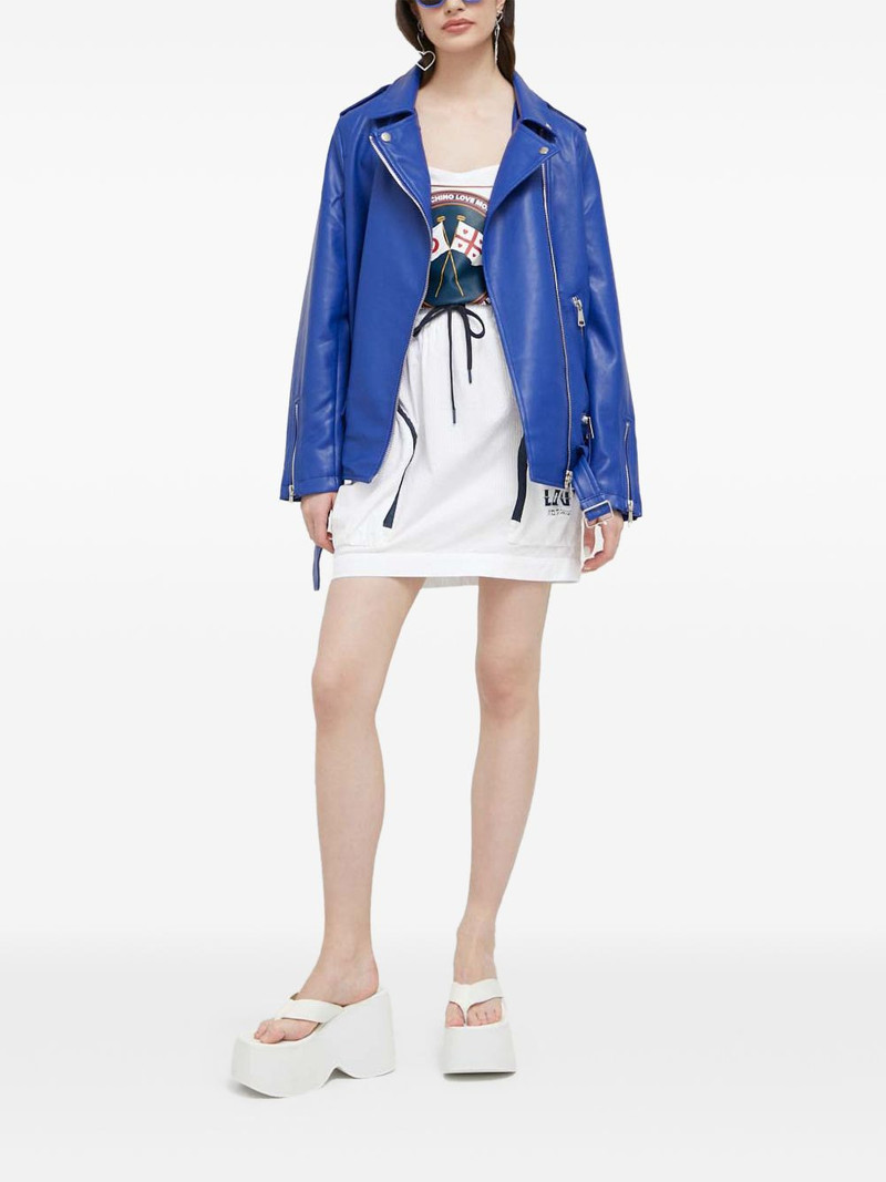 Moschino drawstring-fastening mini skirt outlook