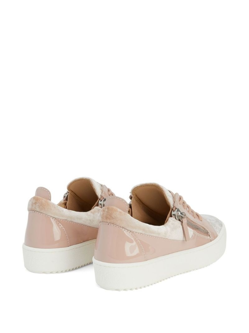 Gail velvet low-top sneakers - 3