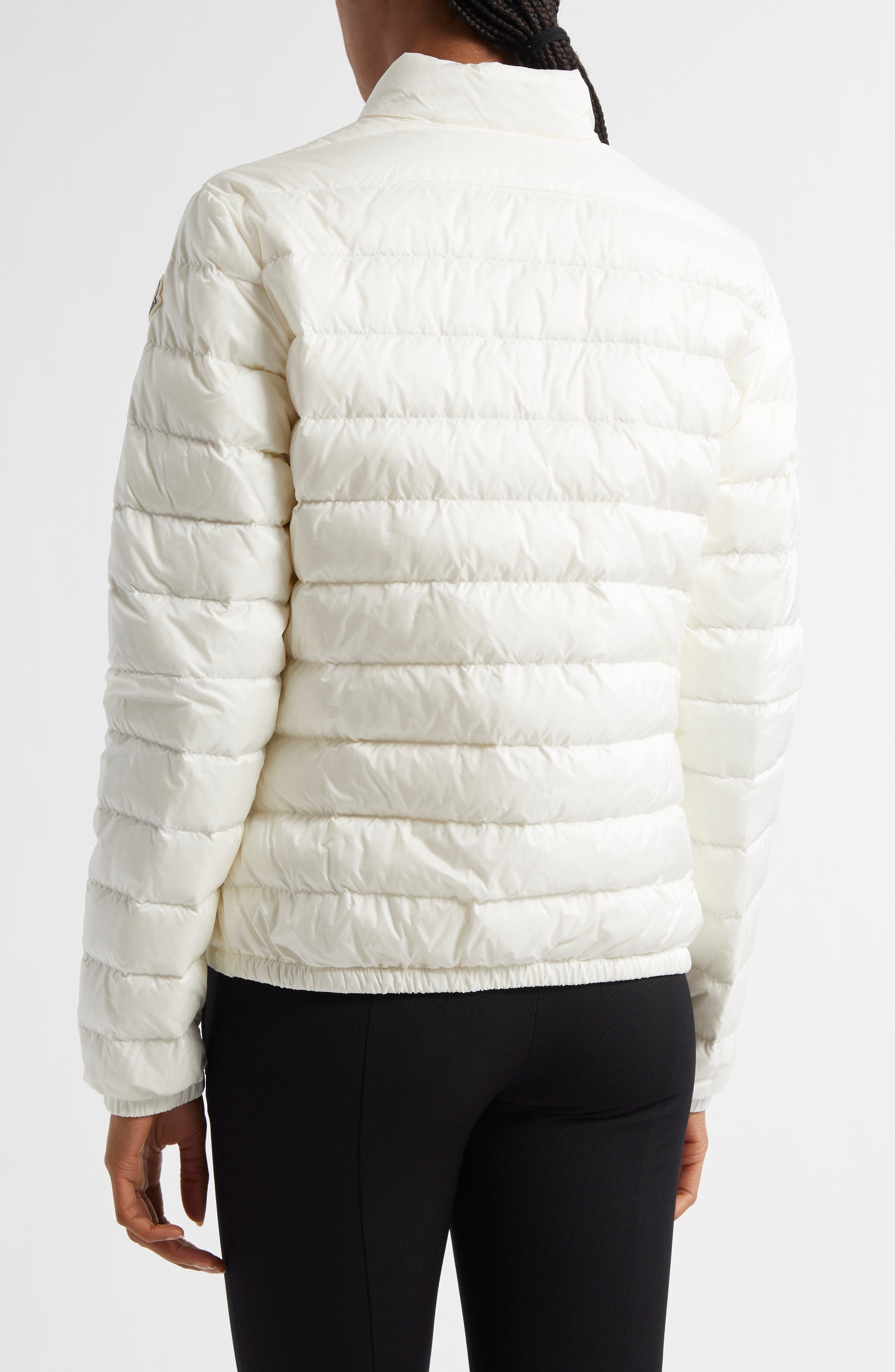 Moncler Lans Down Jacket in Silk White/Silk White at Nordstrom - 2