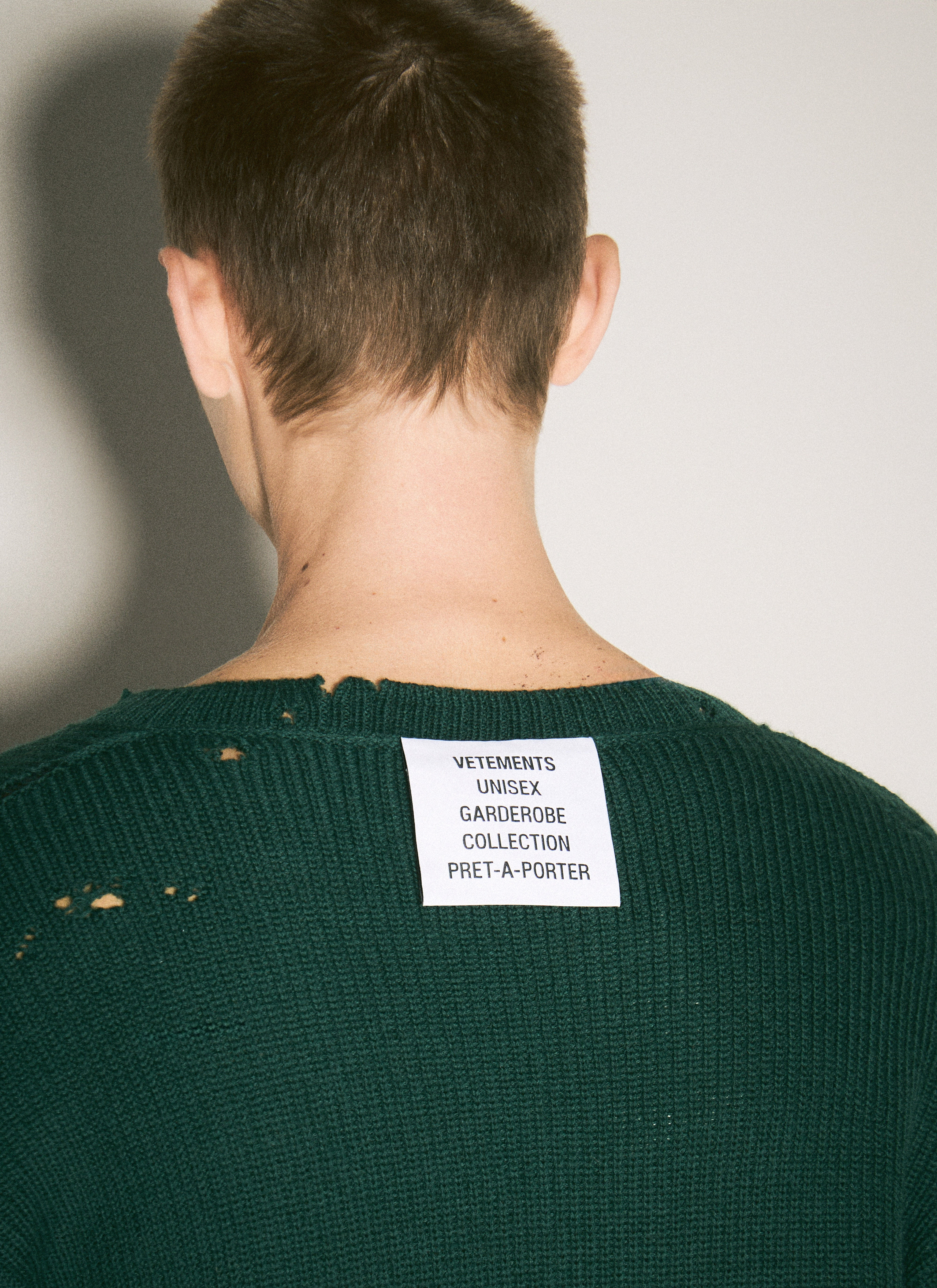 Vetements Men Destroyed Sweater - 6