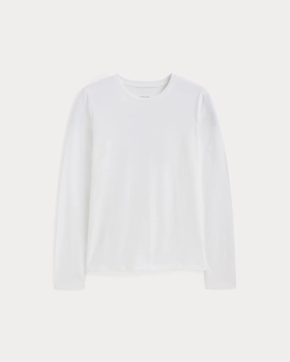 THE SLIM LONG-SLEEVE CREW IN ESSENTIAL COTTON - 1
