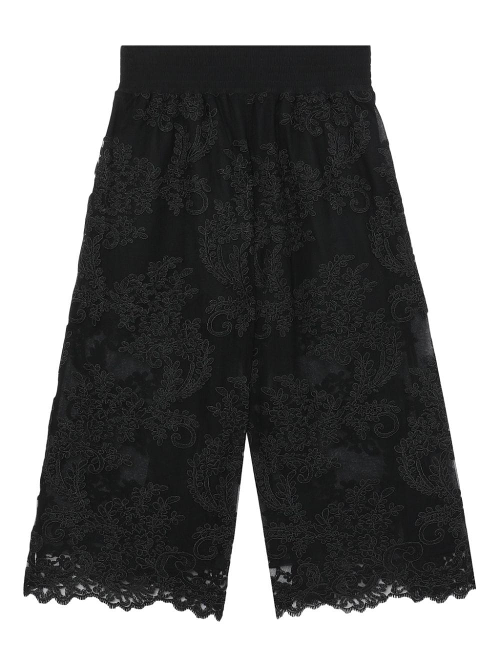 floral-lace shorts - 6