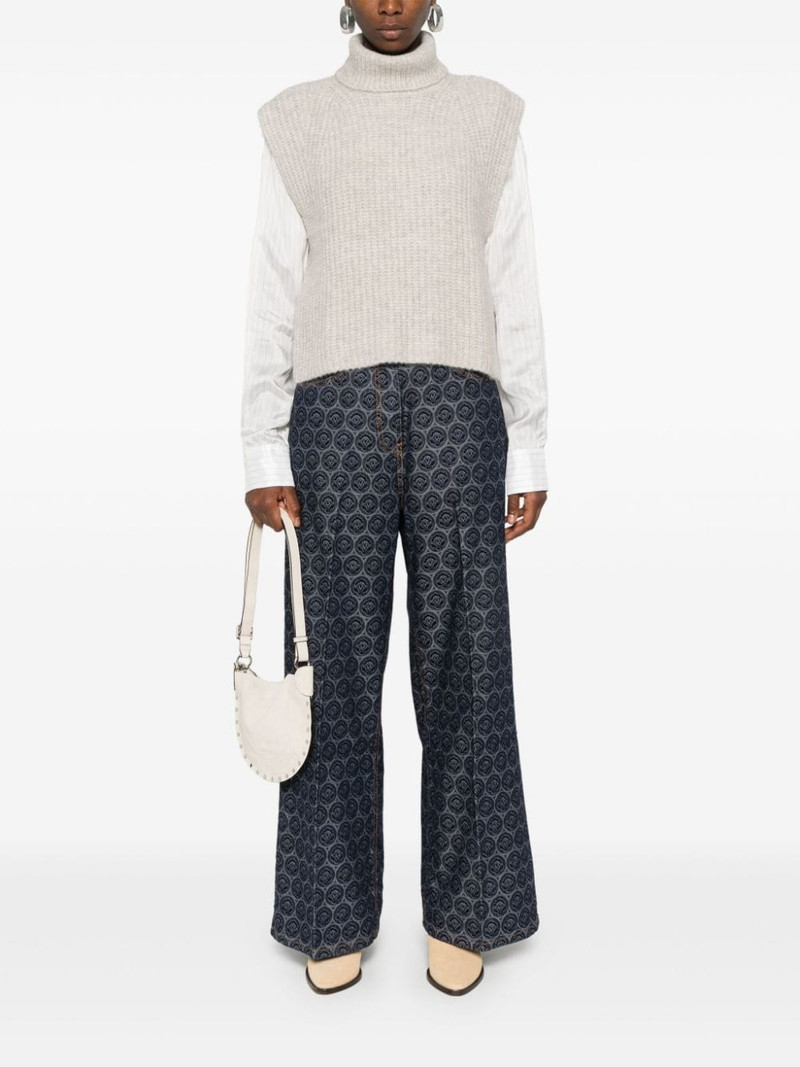 Etro logo-patch cotton jeans outlook