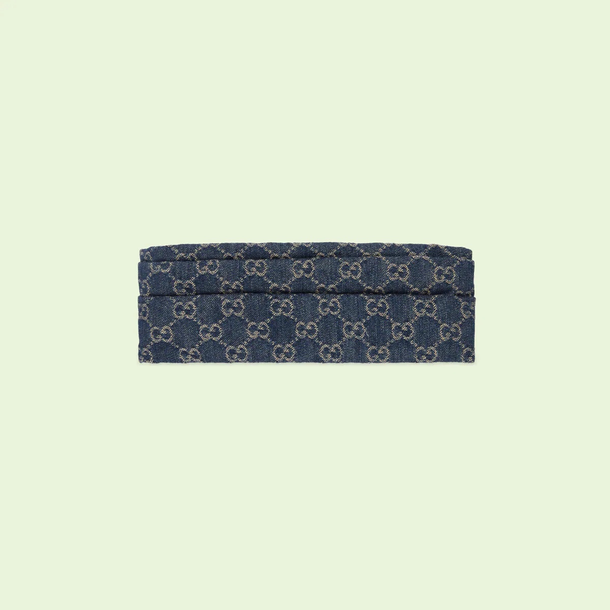 GG denim headband - 1
