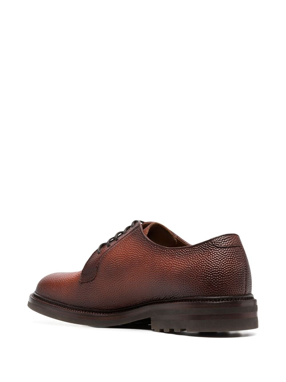 lace-up leather Oxford shoes - 3