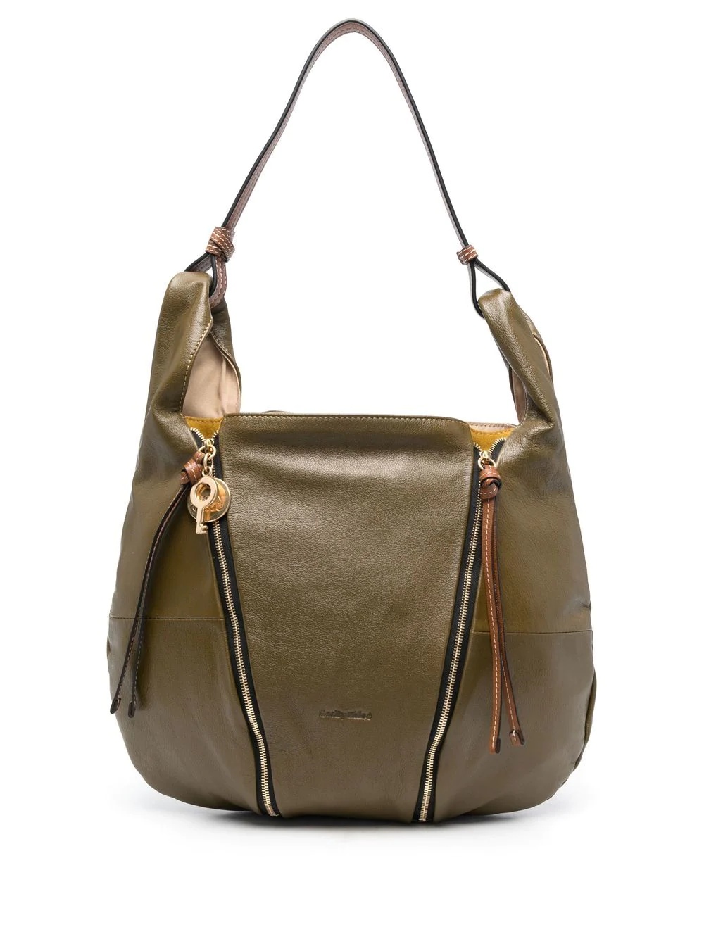 Indra leather shoulder bag - 1