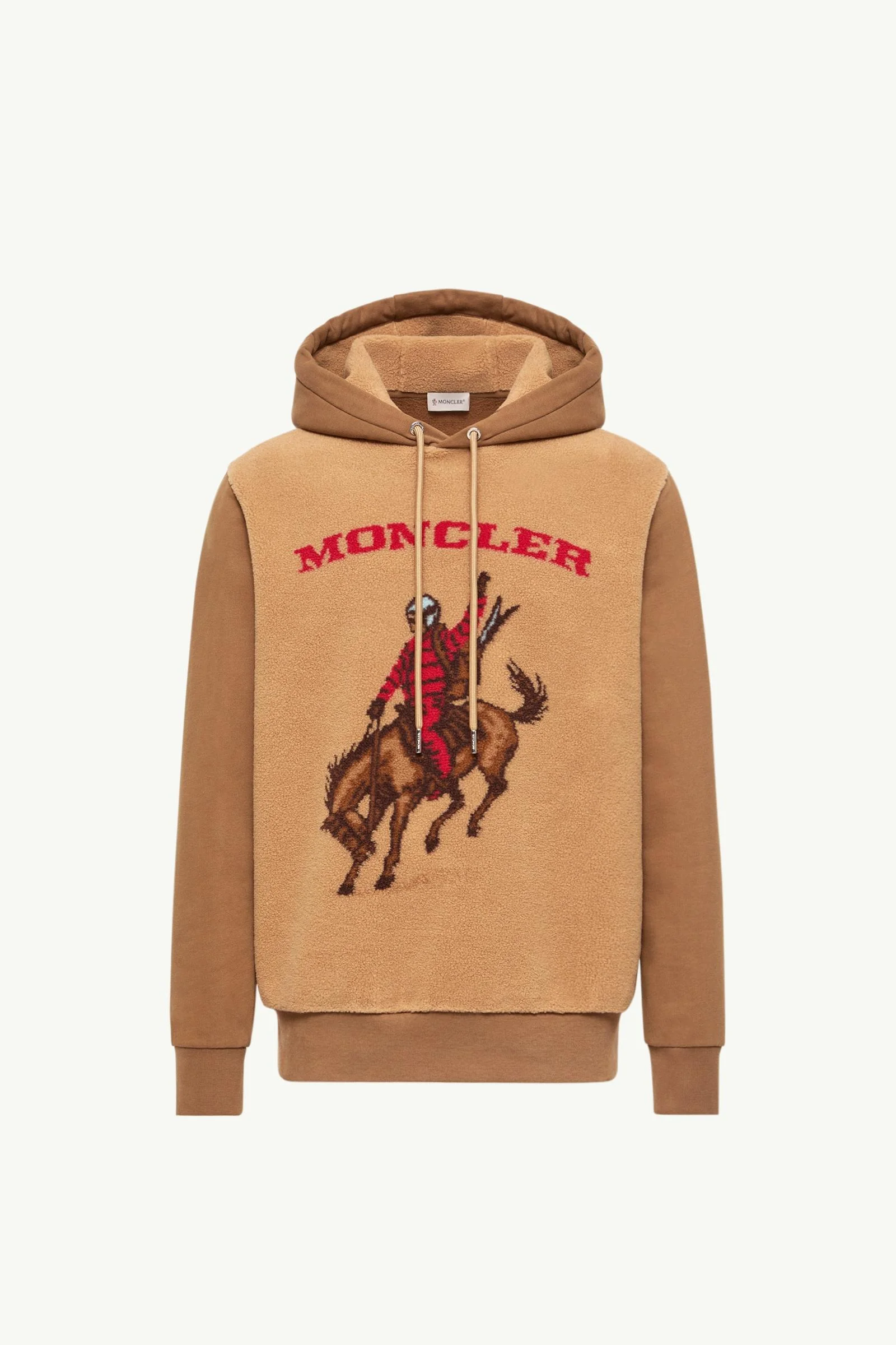 Horse Jacquard Teddy Hoodie - 1