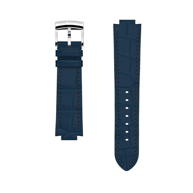 STRAP TAMBOUR ALLIGATOR NAVY L/L 1