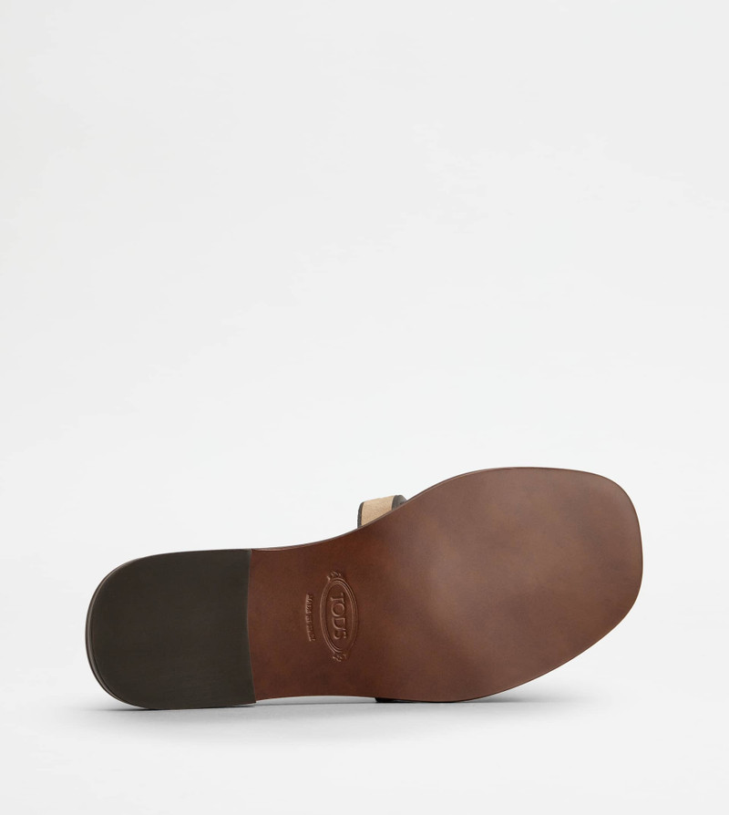 SANDALS IN SUEDE - BROWN 5