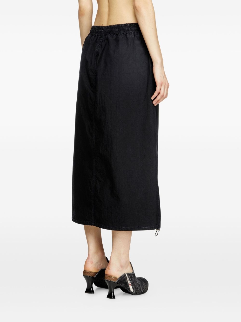 drawstring midi skirt - 4