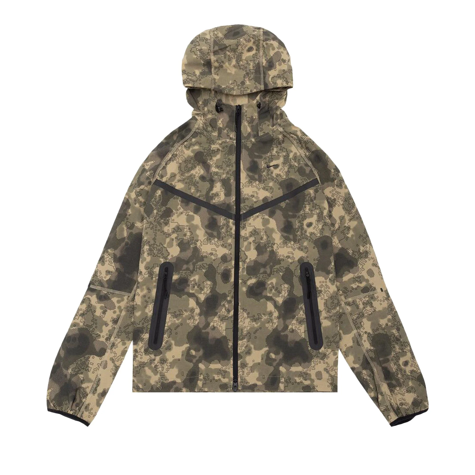 Nike Tech Dri-FIT Woven Camo Windrunner Oversized Jacket 'Neutral Olive/Black' - 1