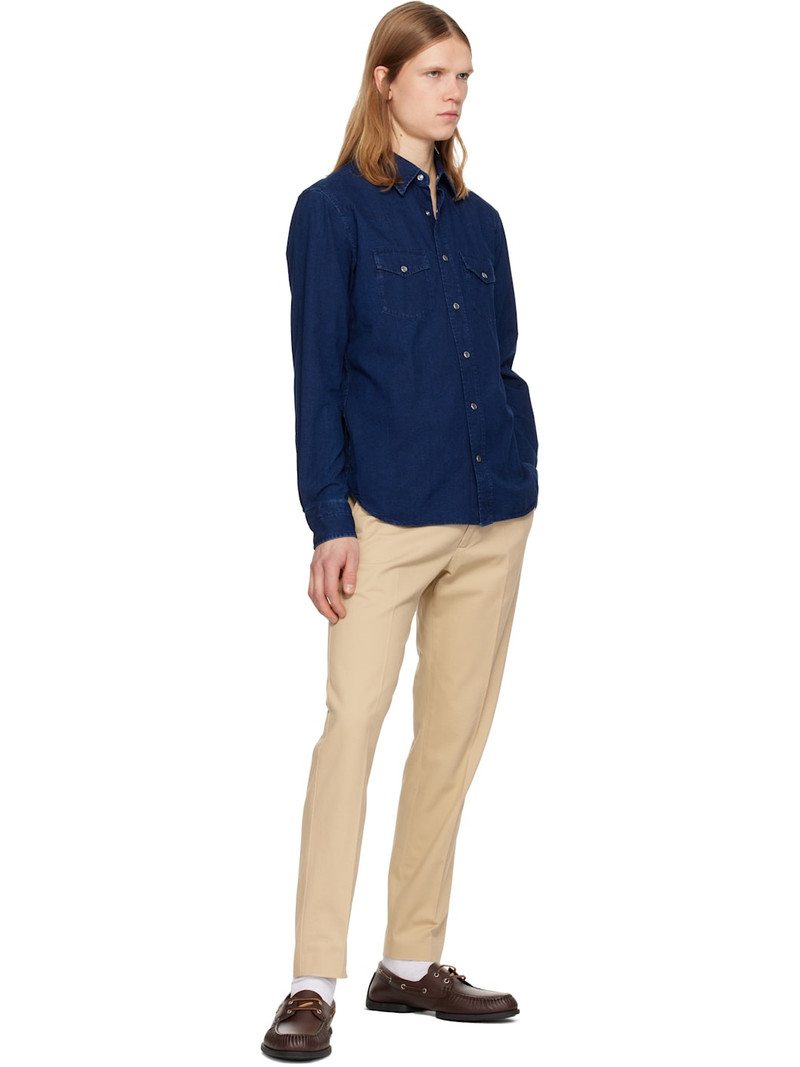 TOM FORD Navy Western Shirt outlook