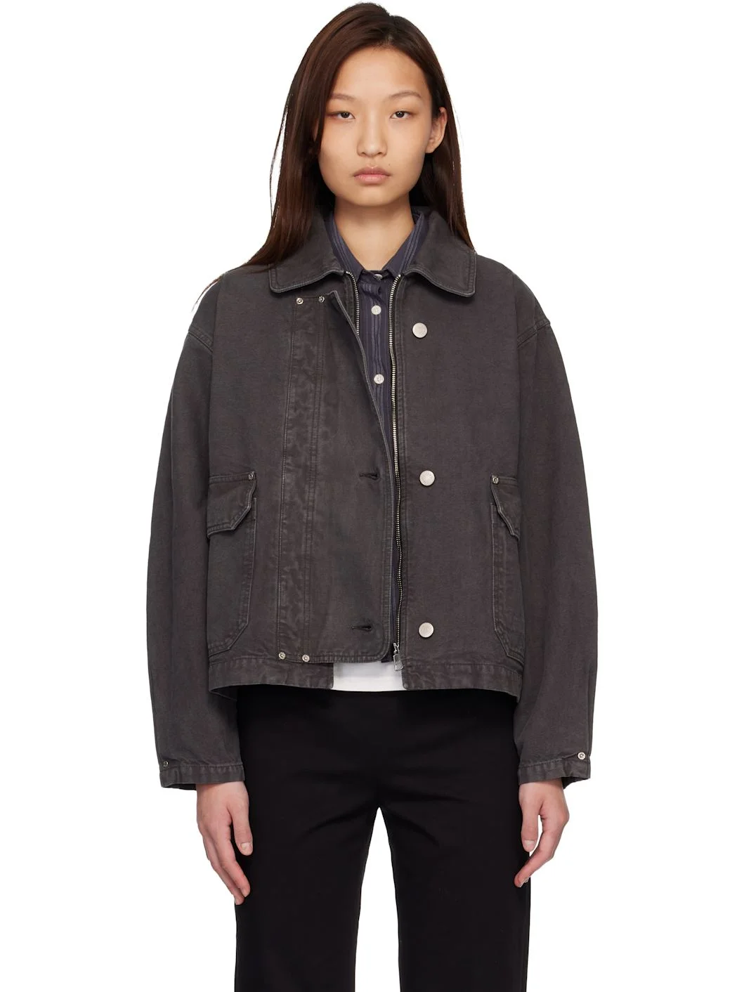 Gray Courier Jacket - 1