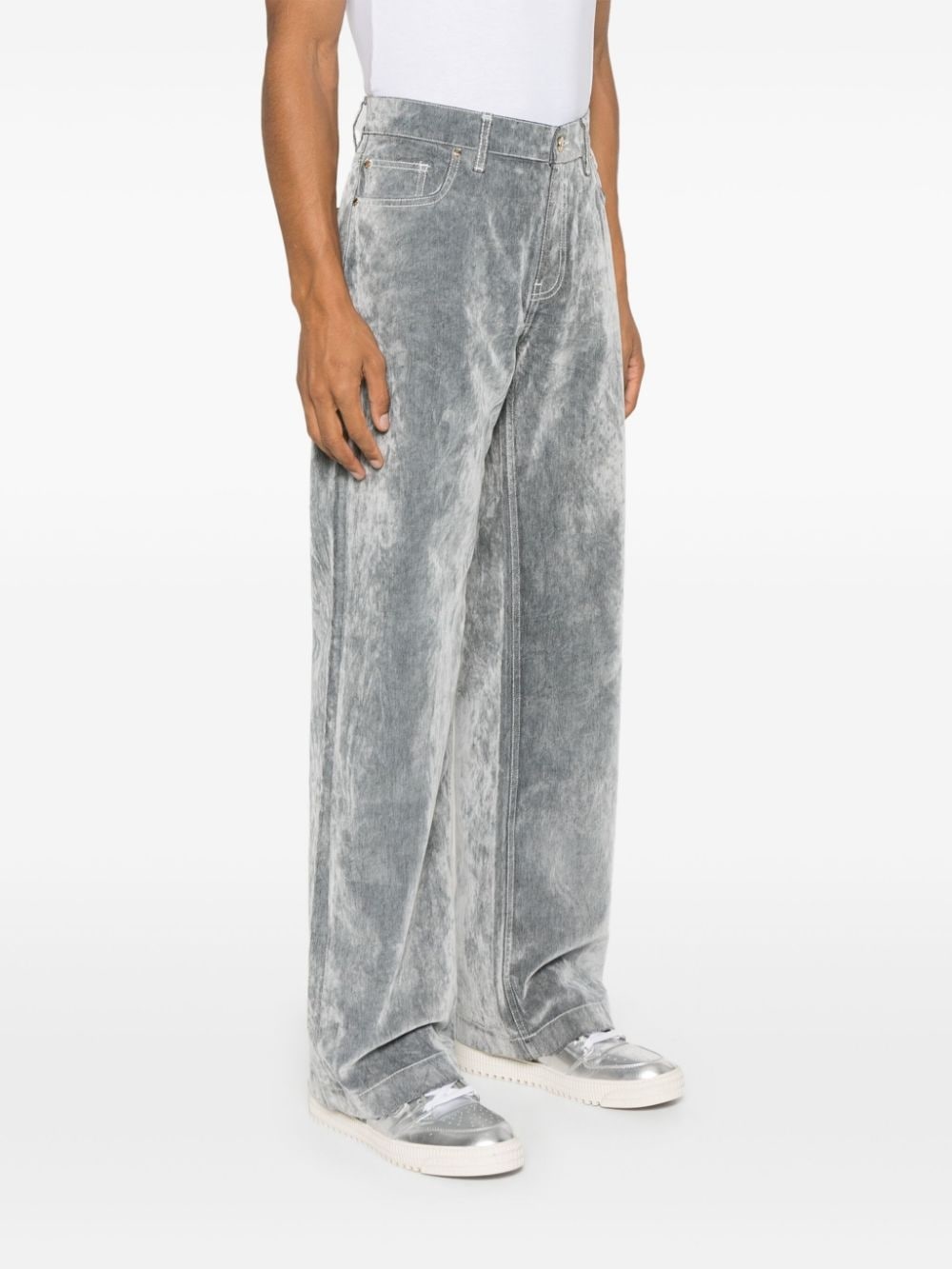 flocked jeans - 3