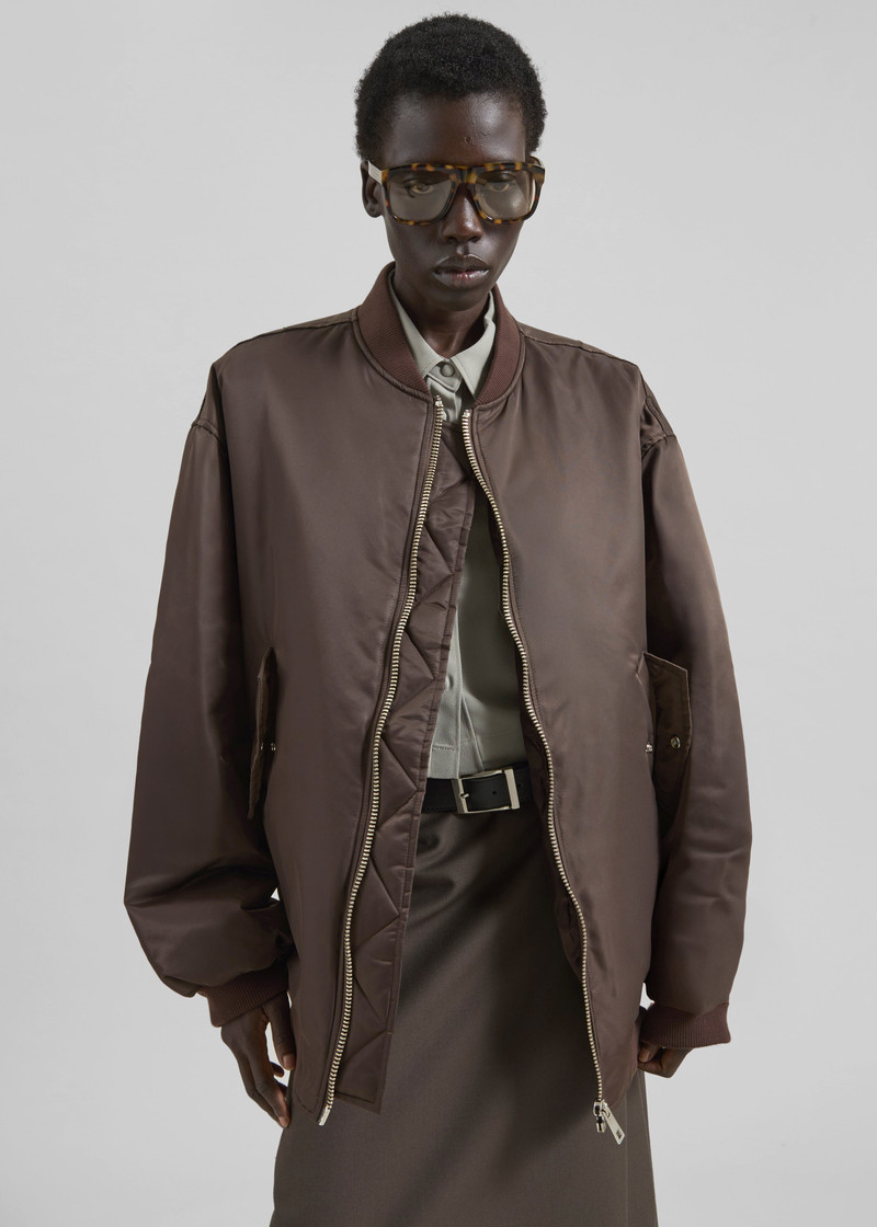 Astra Bomber Jacket - Brown 5