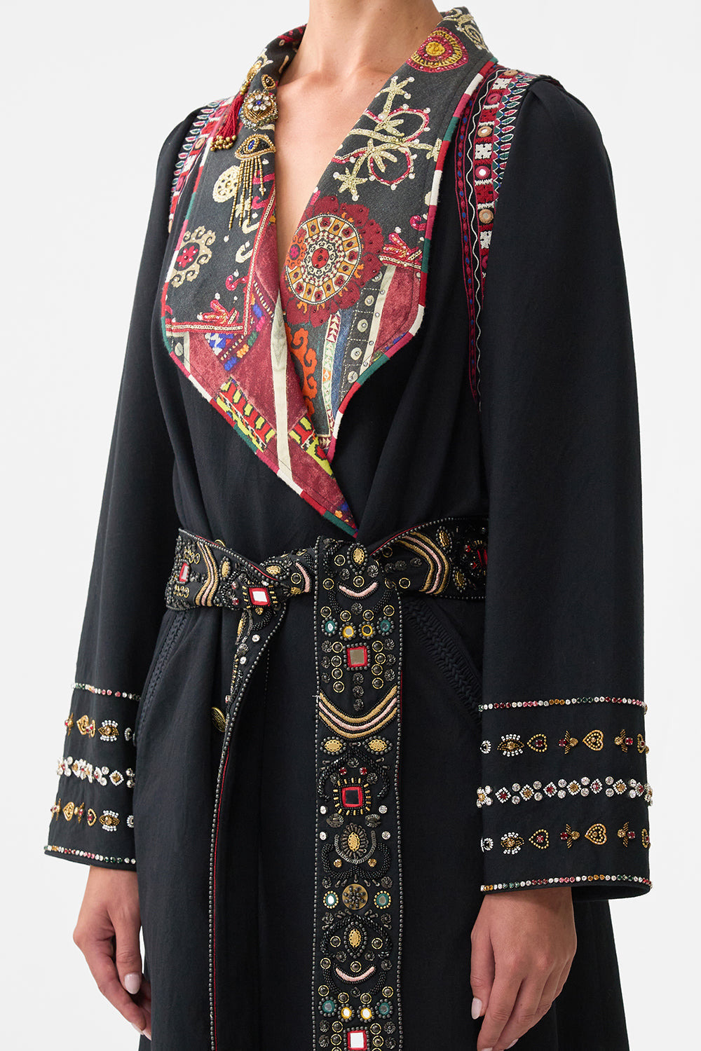 COAT WITH VEST DETAIL - 4