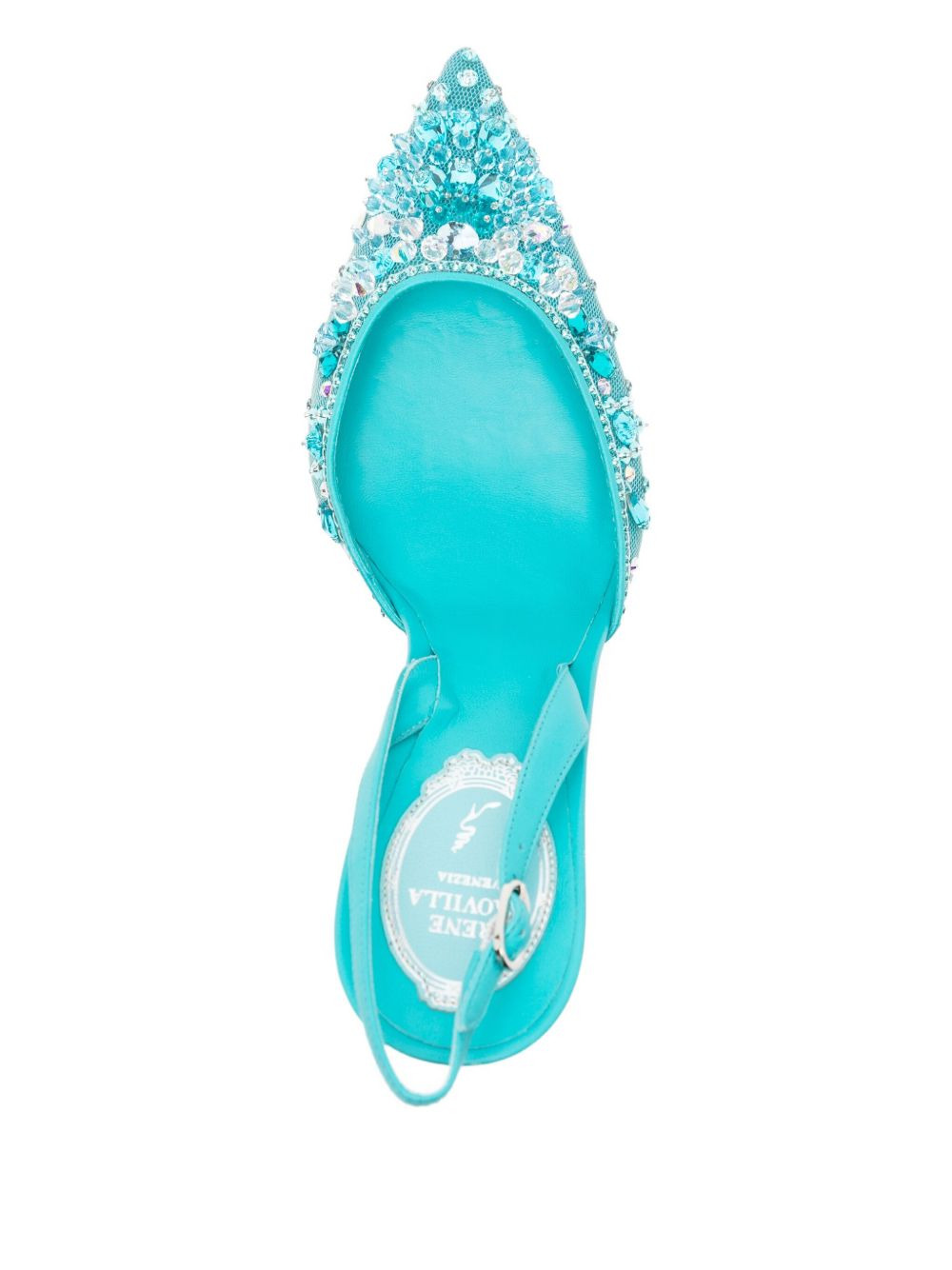 110mm Cinderella slingback pumps - 4