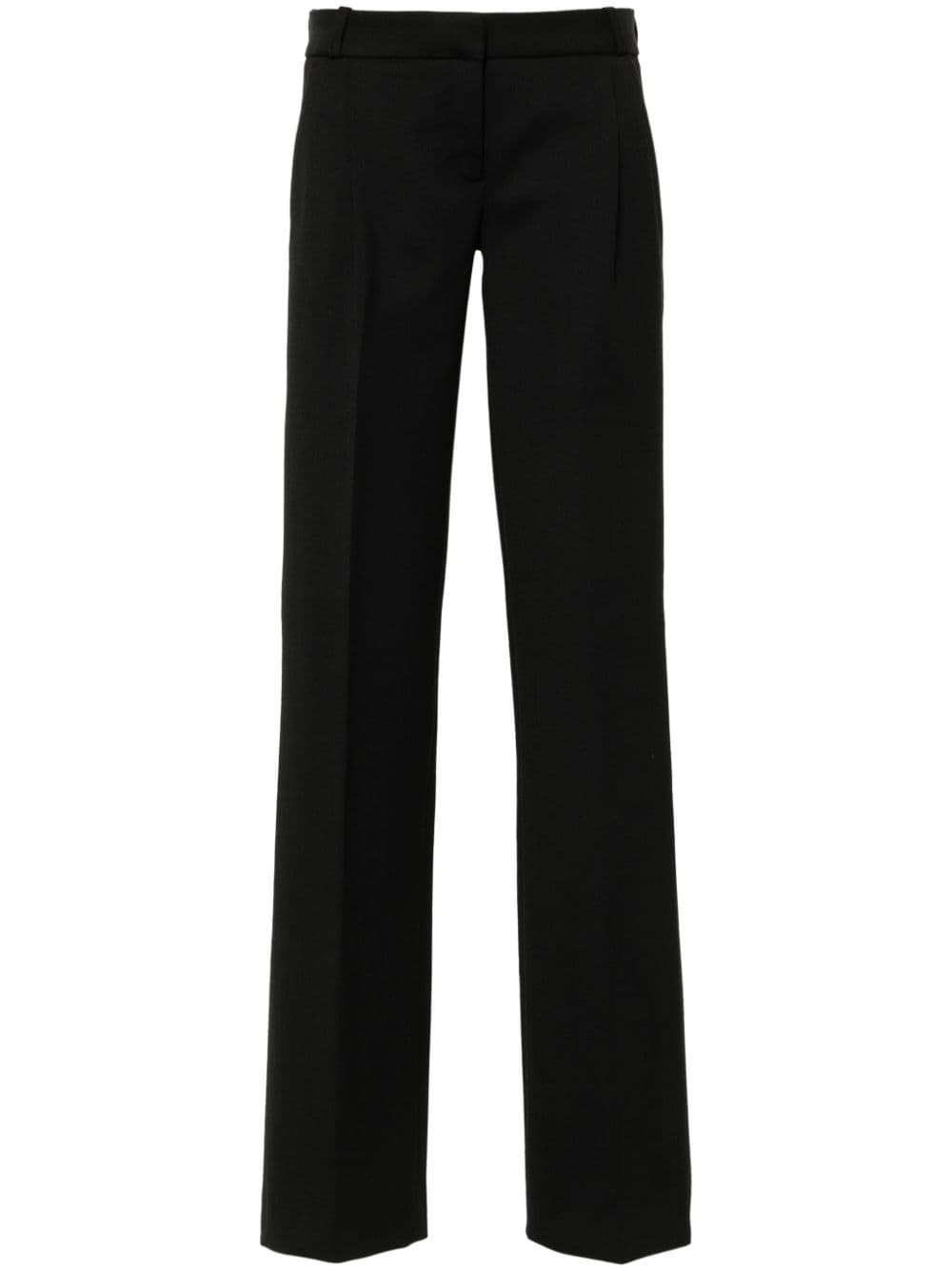 tailored straight trousers - 1