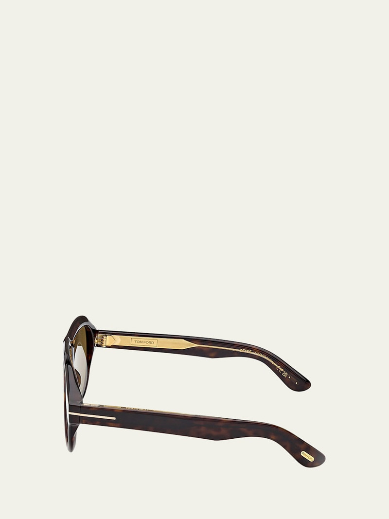 Men's Icon Collection Acetate Aviator Sunglasses 3
