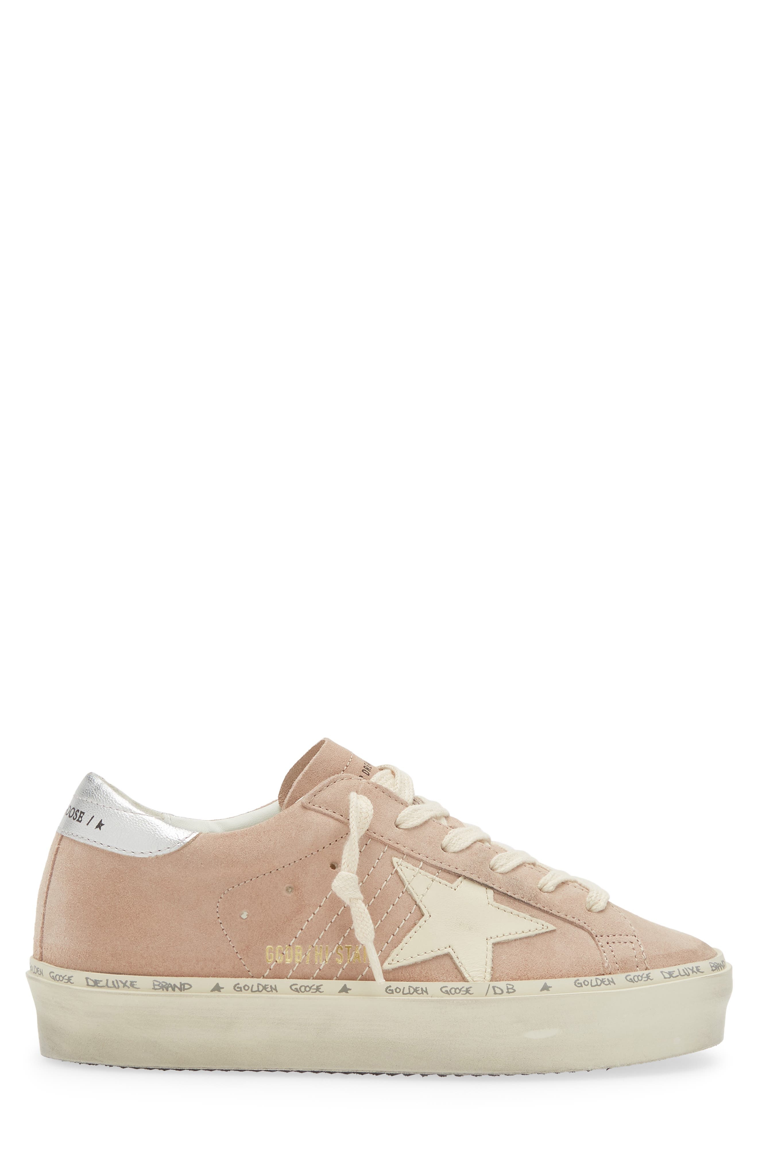 Golden Goose Hi Star Low Top Platform Sneaker in Beige/Ivory at Nordstrom - 3