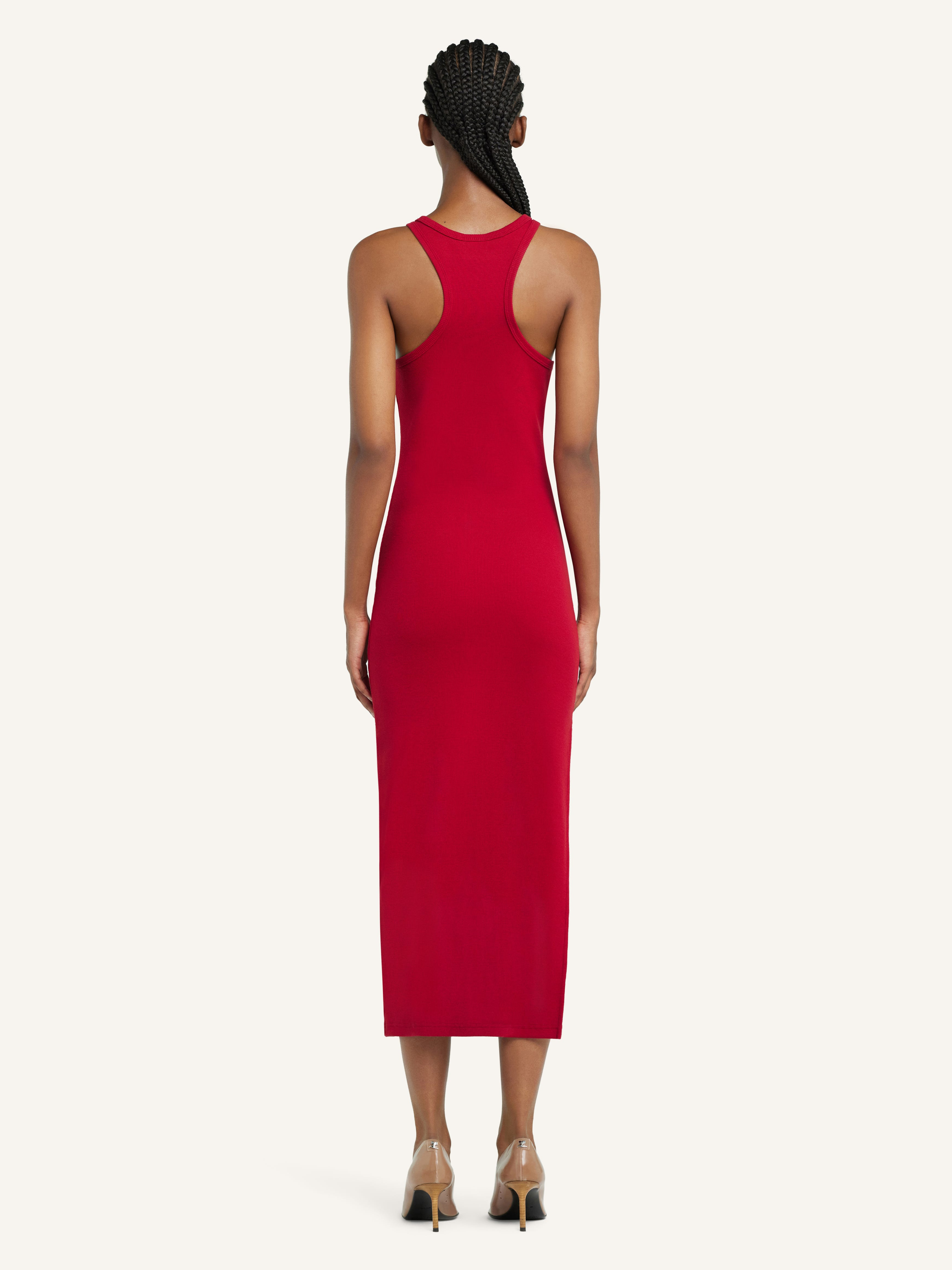 SCUBA 90'S RIB DRESS - 4
