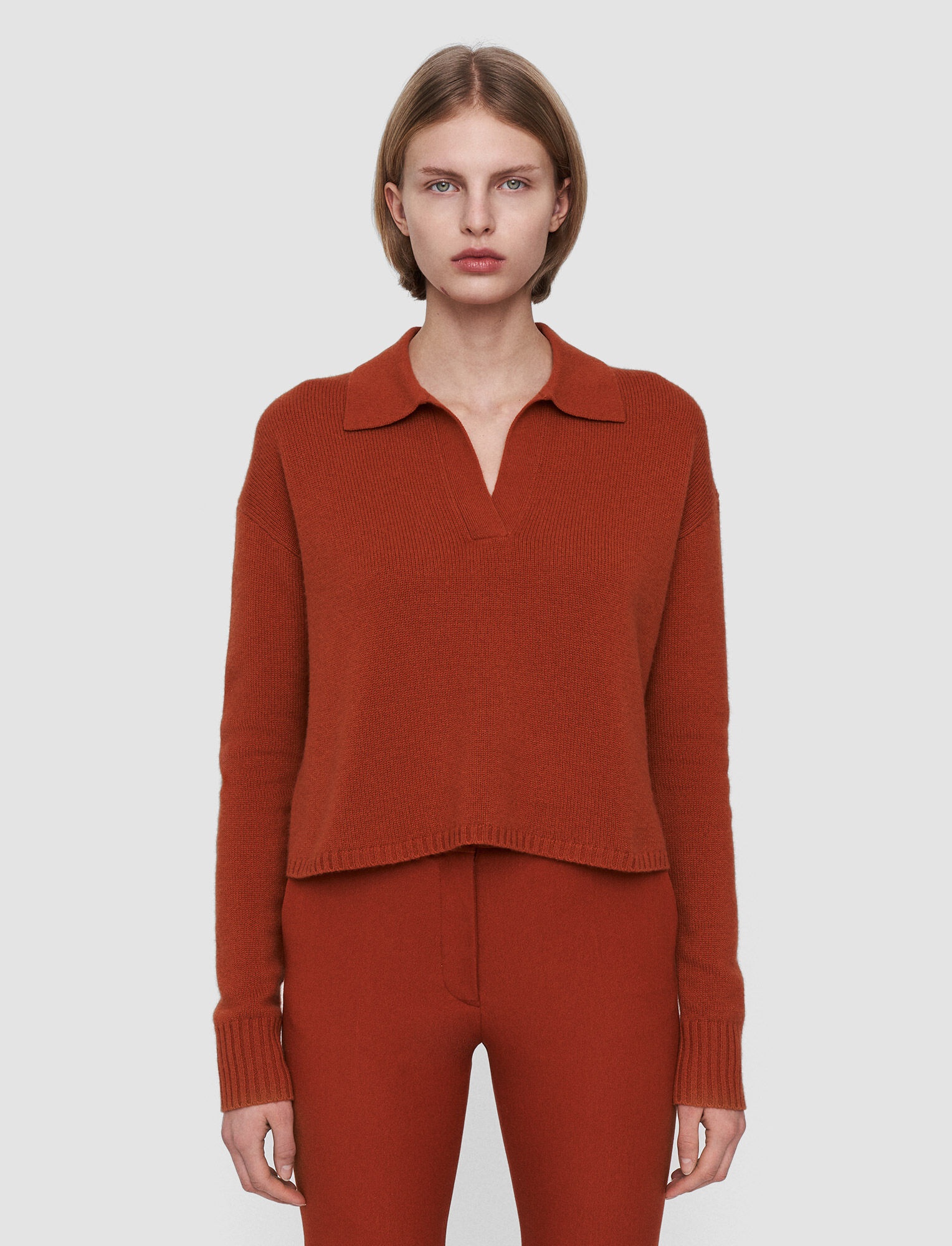 Pure Cashmere Polo Jumper - 3