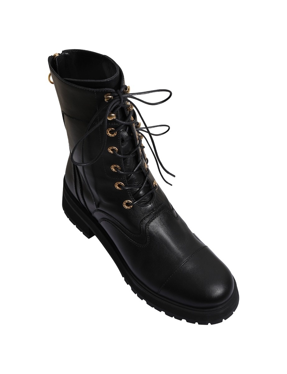 LACE UP COMBAT BOOT - 7