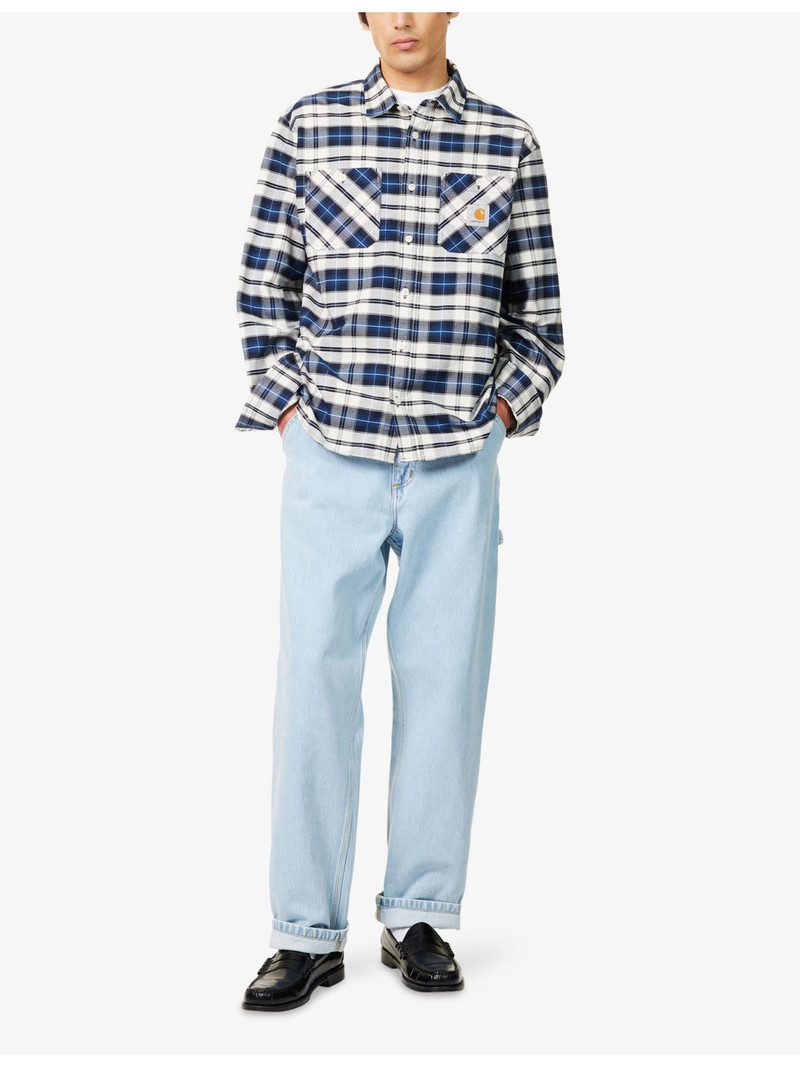 Carhartt Single Knee Brand-Patch Denim Jeans outlook