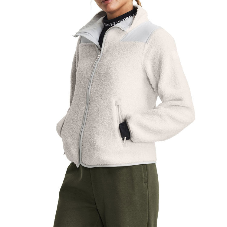 (WMNS) Under Armour Mission Jacket 'White' 1378865-112 - 4