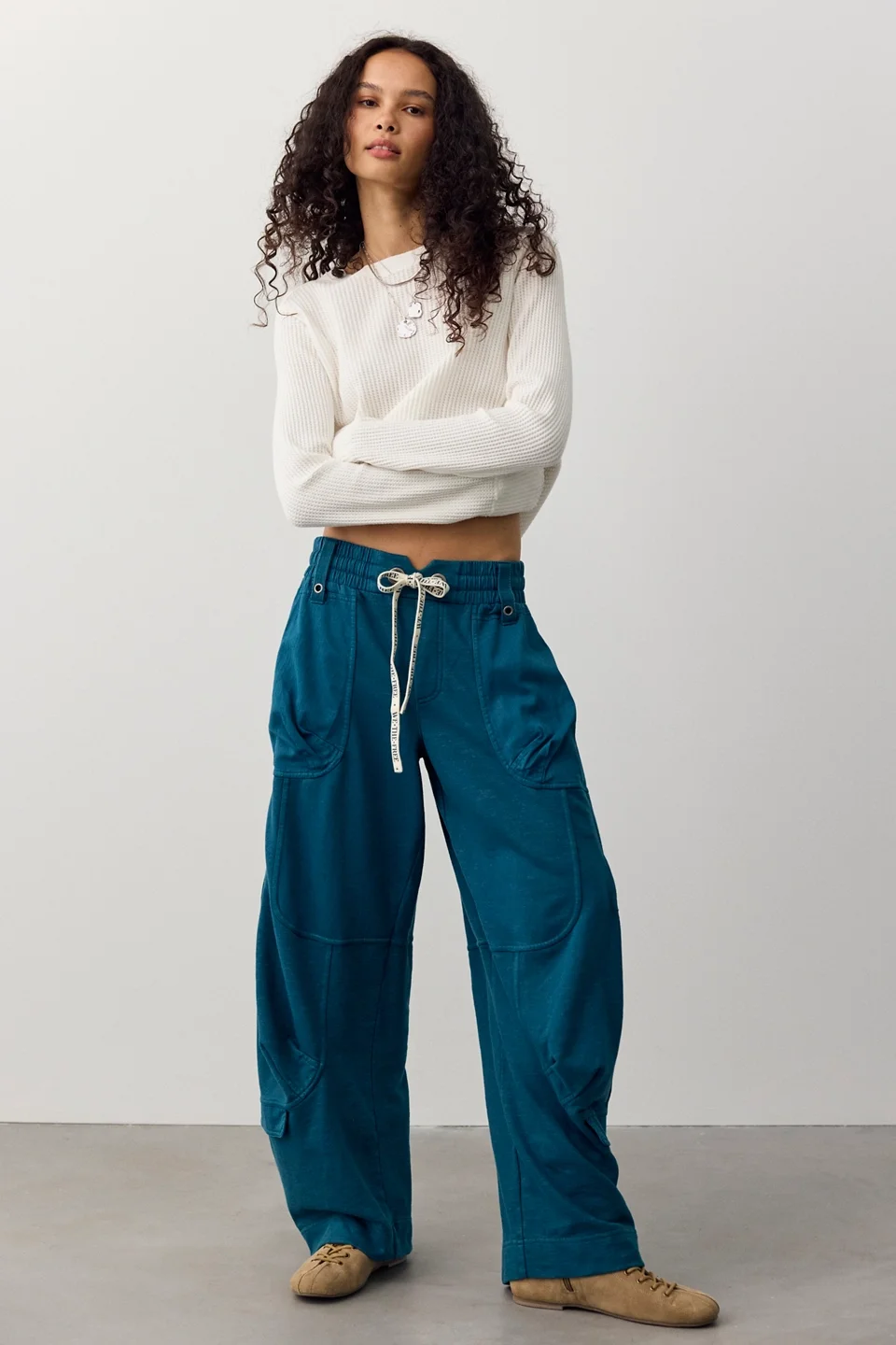 We The Free Onset Knit Pull-On Cargo Pants - 1