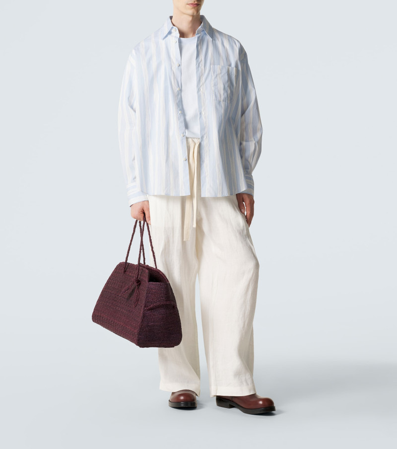 JACQUEMUS Turismo Large raffia shopper outlook