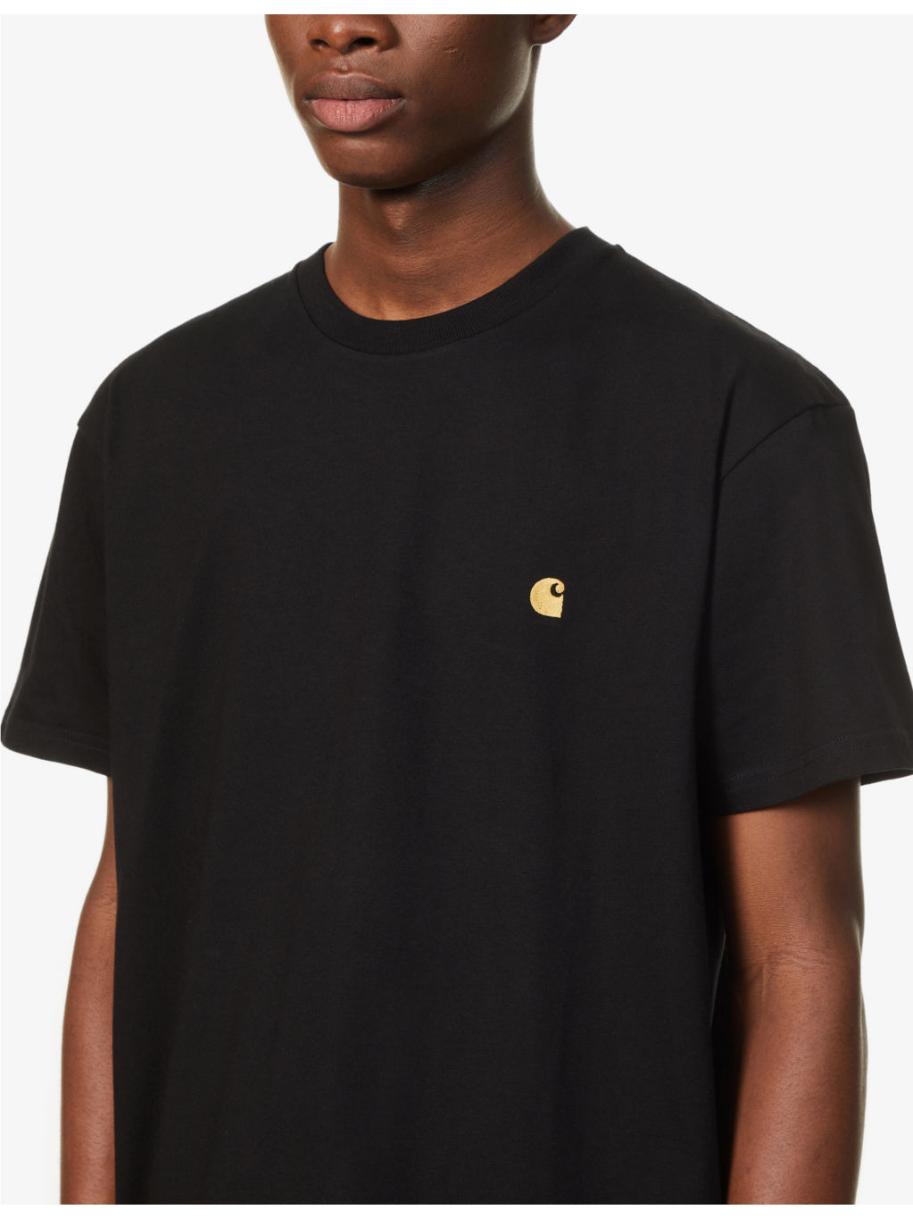 Chase brand-embroidered cotton-jersey T-shirt - 5