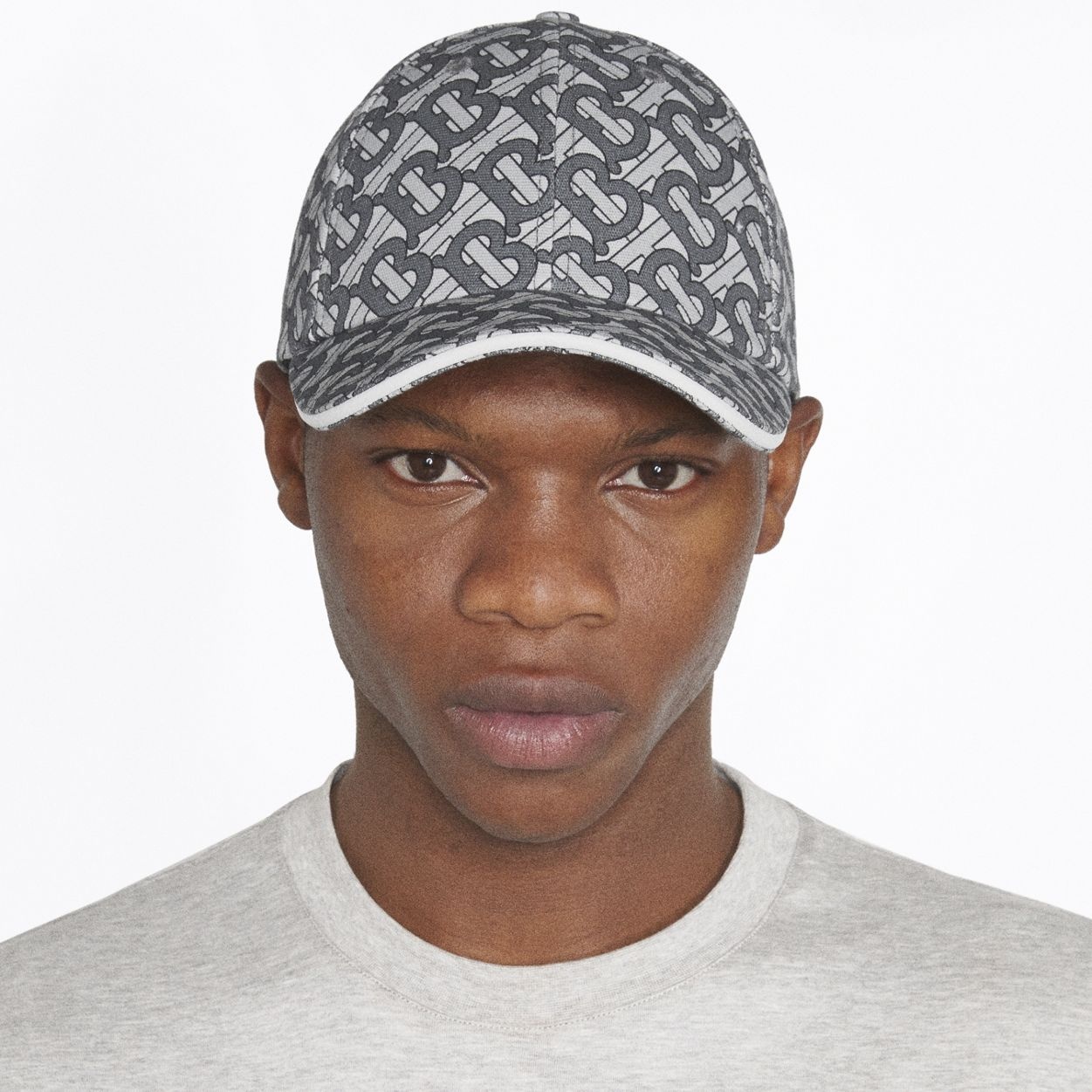 Monogram Print Cotton Baseball Cap - Online Exclusive - 2