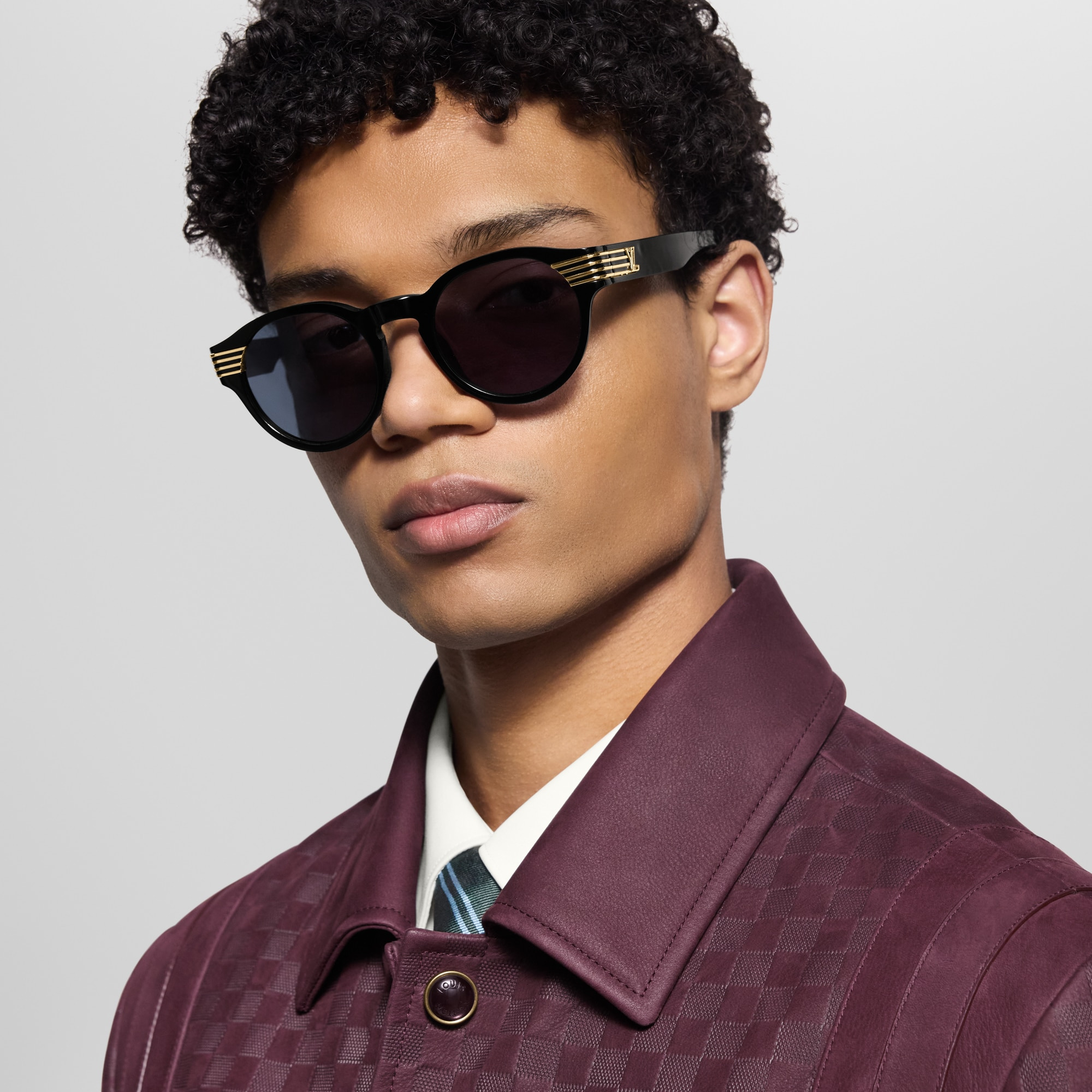 LV Slide Round Sunglasses - 4